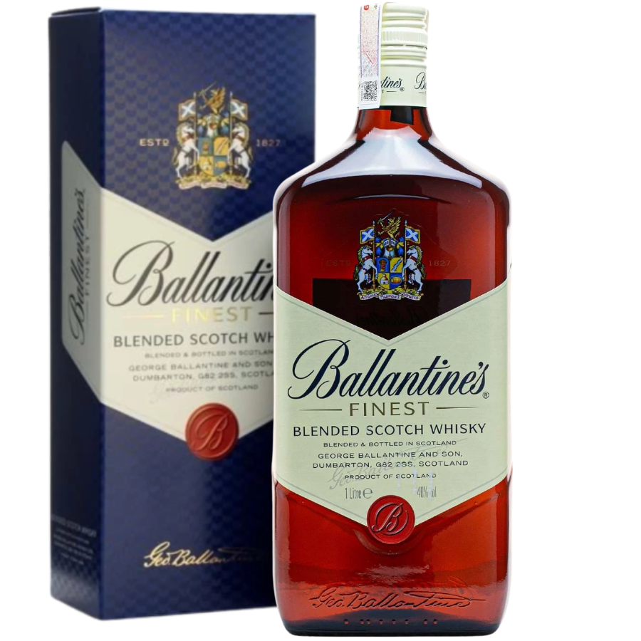 Rượu Whisky Ballantine's Finest Chai 1L