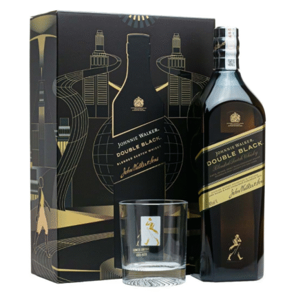 Johnnie Walker Double Black 1L - Hộp Quà Tết 2025