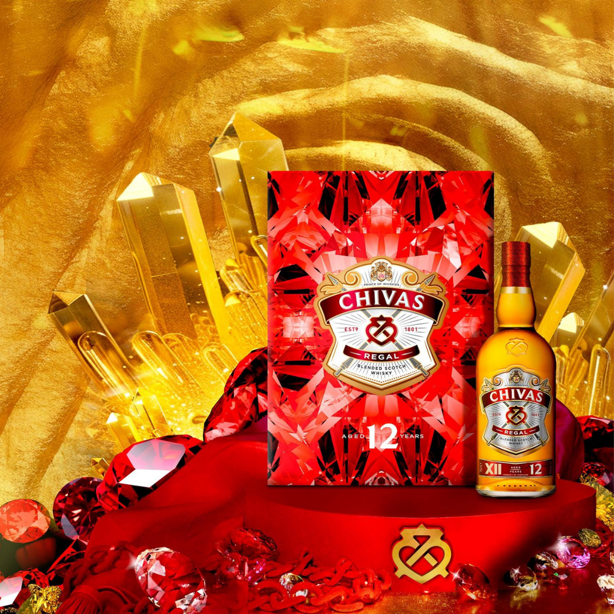 Chivas Regal 12 Hộp quà tết 2026