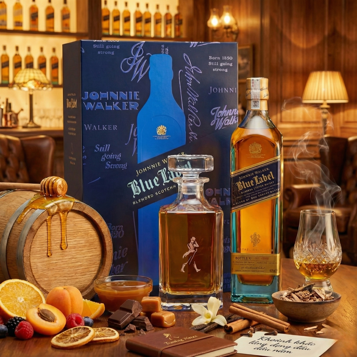 Johnnie Walker Blue Hộp quà Tết 2026