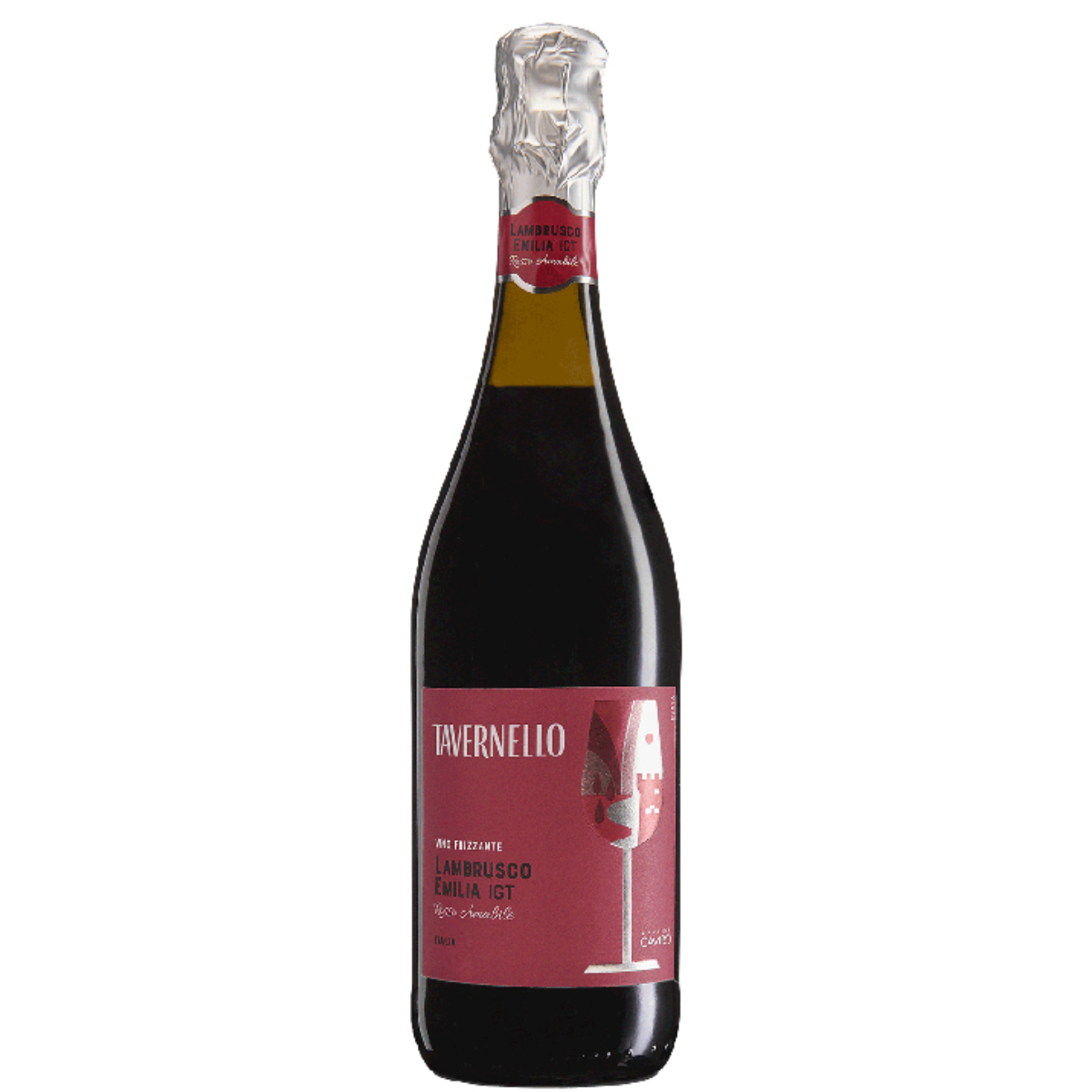 Tavernello Lambrusco Emilia IGT (Rosso Amabile) Tavernello Lambrusco Emilia IGT - Ảnh 1
